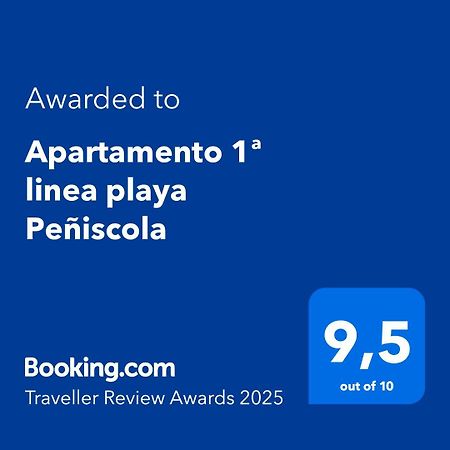 Apartamento 1ª Linea Playa Пеньискола Экстерьер фото