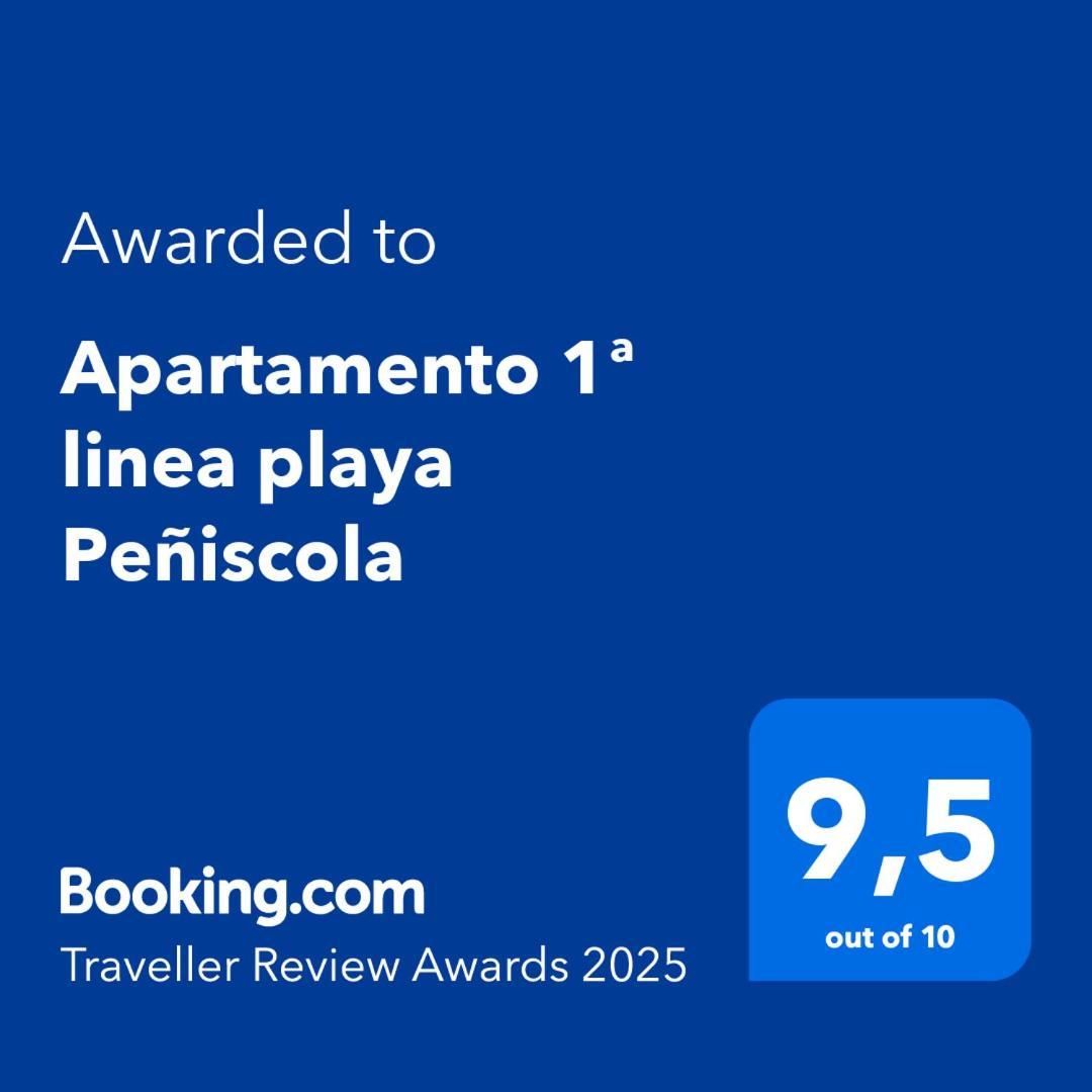 Apartamento 1ª Linea Playa Пеньискола Экстерьер фото
